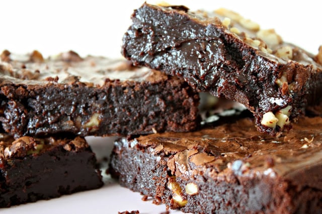 Gooey Fudge Brownie mit Walnüssen