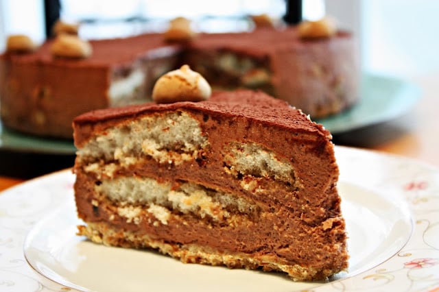 Hazelnut Tiramisu Cake