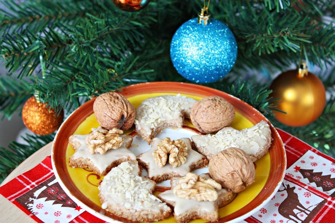 Walnuss Plätzchen mit Ahornsirup