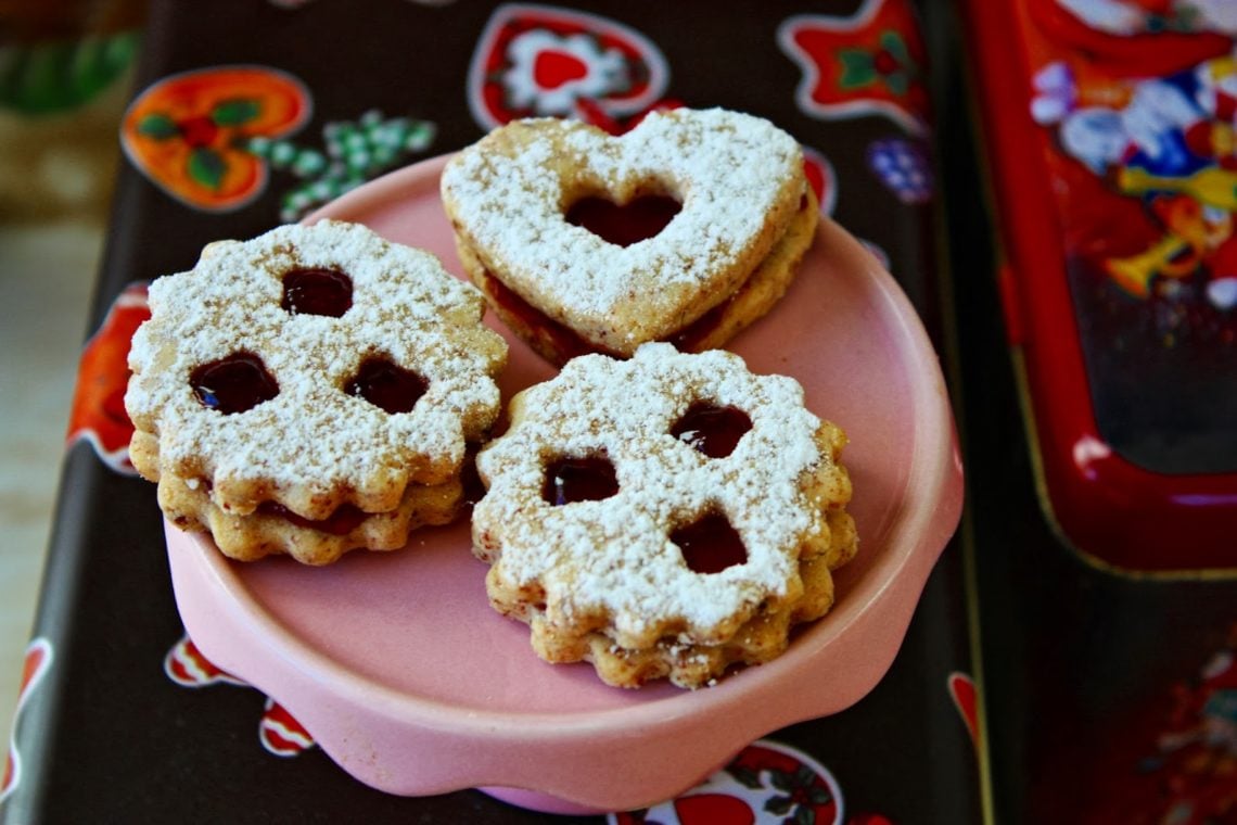 Authentic Austrian Linzer Cookies