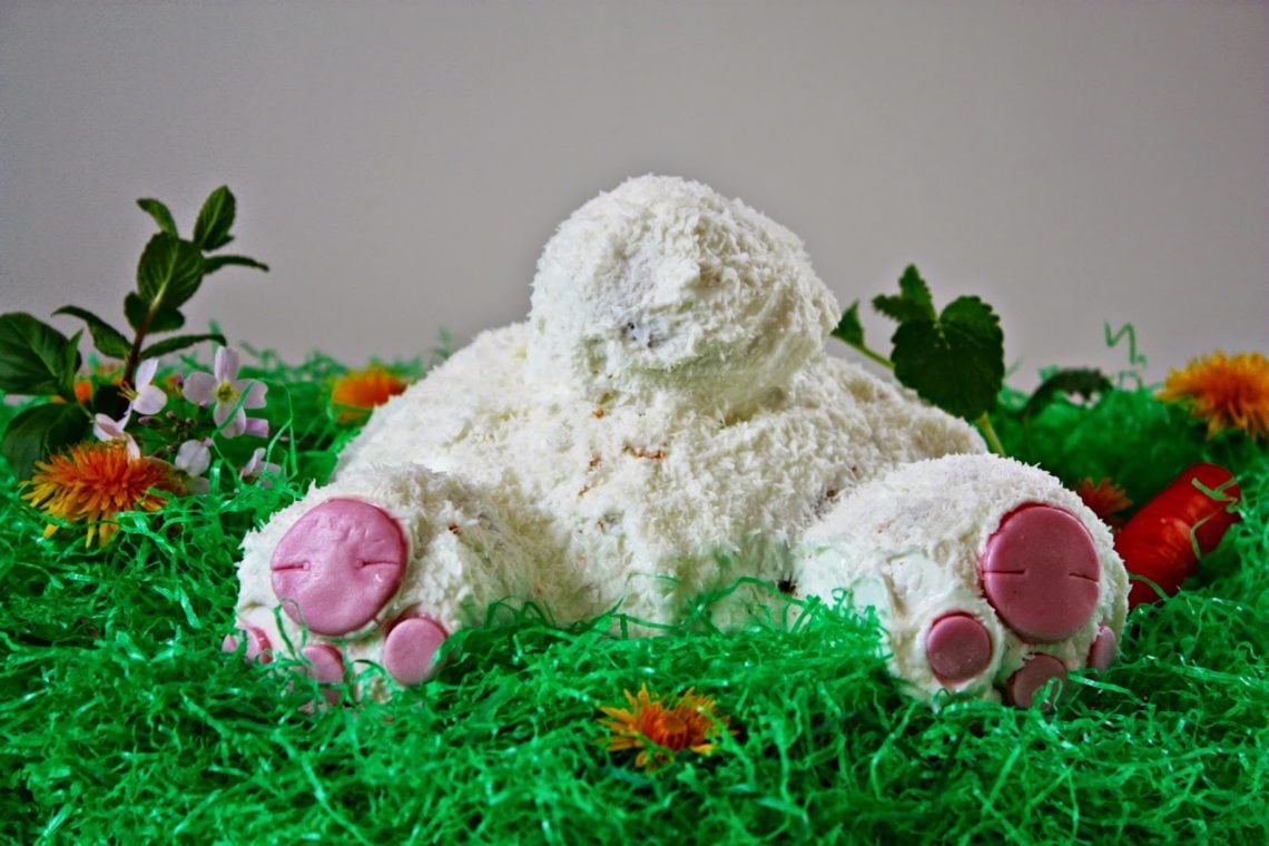 Bunny Butt Cake:  Die Hasenpopo-Torte