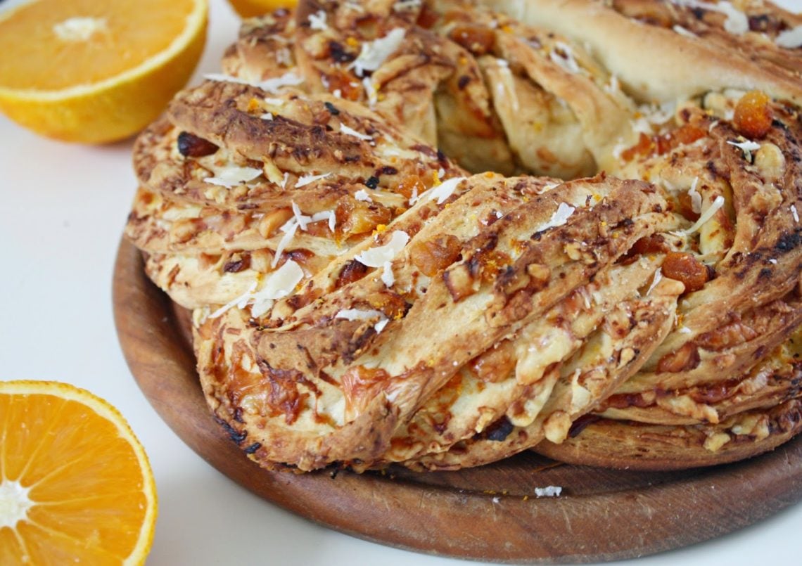 Apricot & Orange Bread with Parmesan