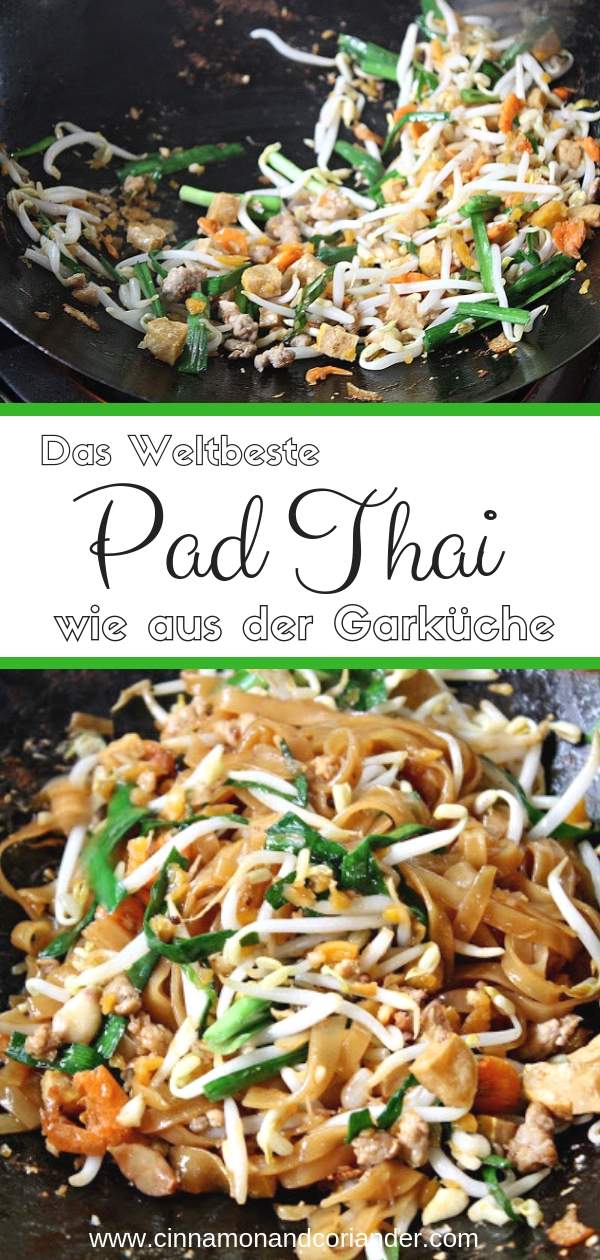 Authentisches Pad Thai | Das beste Pad Thai Rezept der Welt direkt aus den Garküchen Bangkok - einfach, 100 % authentisch mit Erklärung zu allen Zutaten, wertvollen Küchentipps und vegetarischer Alternative mit Tofu. #padthai, #gesundkochen