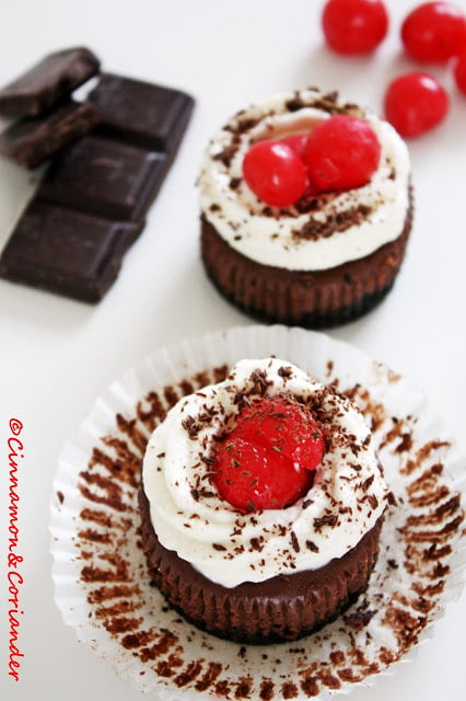 Black Forest Cheesecake Cupcakes