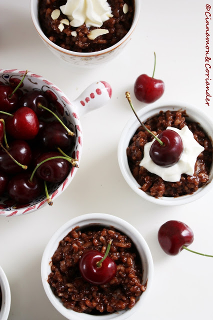 Black Forest Rice Pudding
