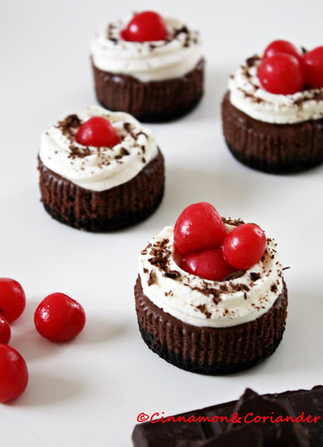 Black Forest Cheesecake Cupcakes