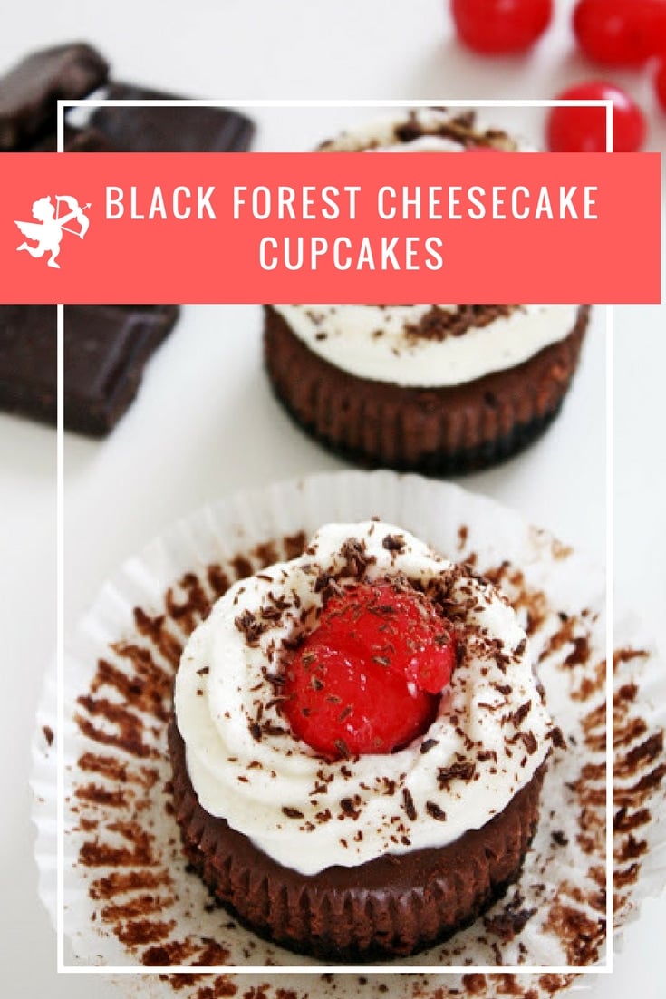 Black Forest Cheesecake Cupcakes 