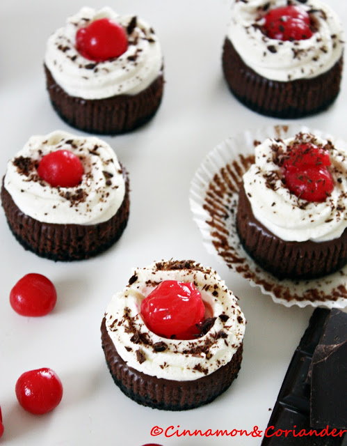 Black Forest Cheesecake Cupcakes