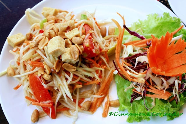 Thai Green Papaya Salad ” Som Tam Thai”