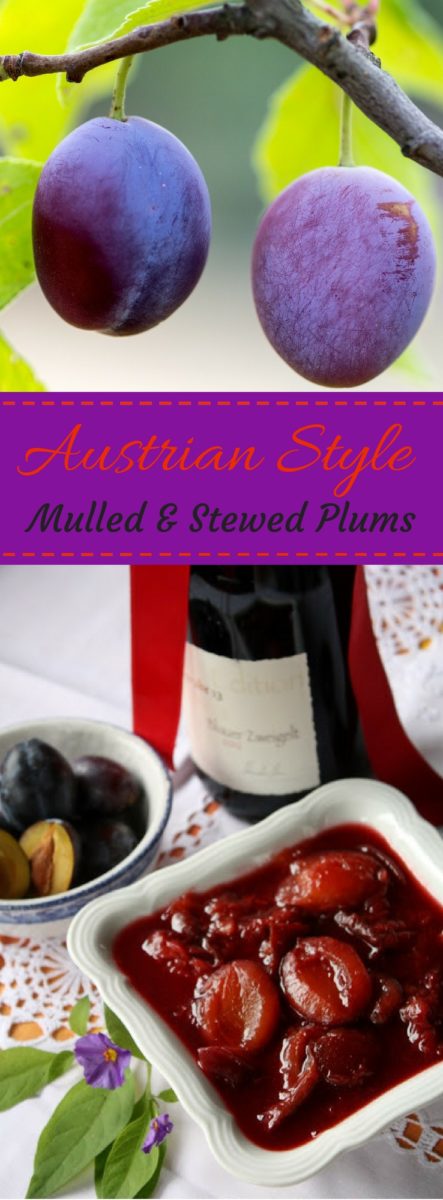 Austrian Style Mulled Stewed Plums