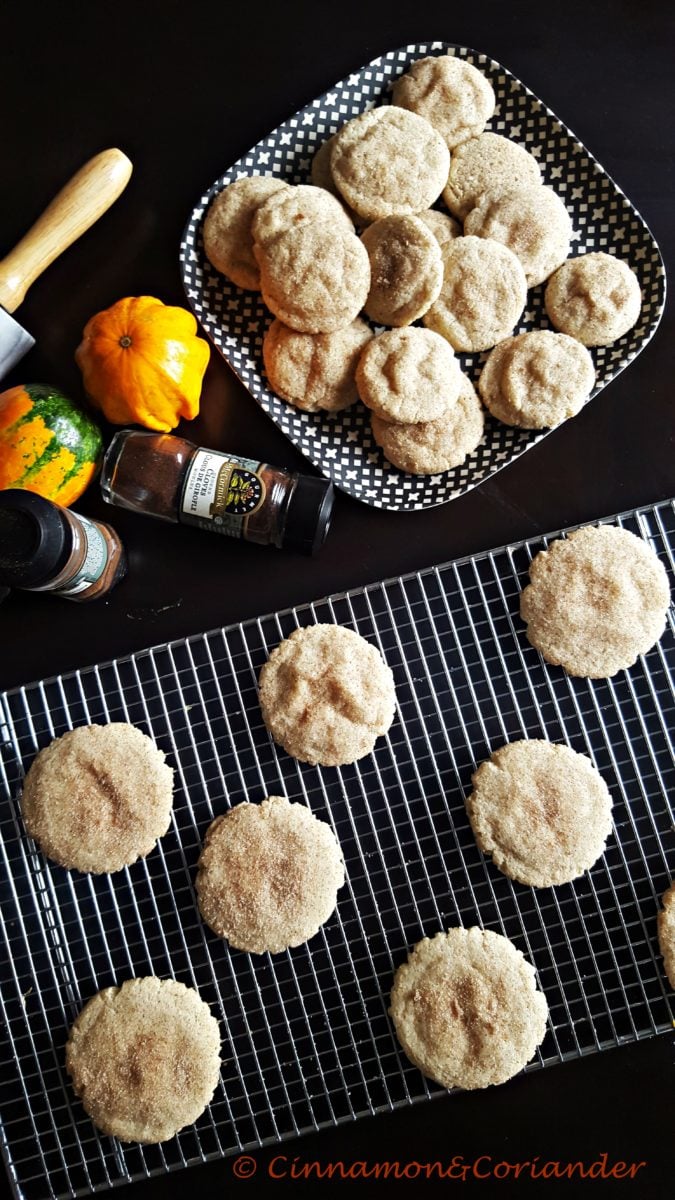 Chai Spiced Snickerdoodles