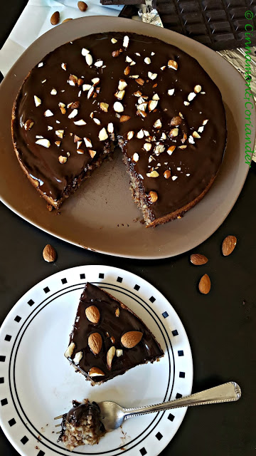 Chocolate Chestnut Almond Torte