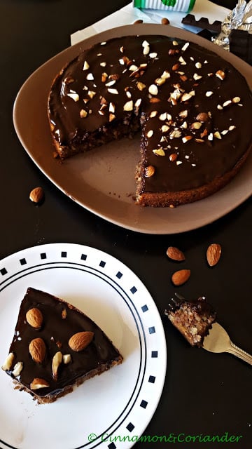 Gluten-Free Almond Chocolate & Chestnut Torte
