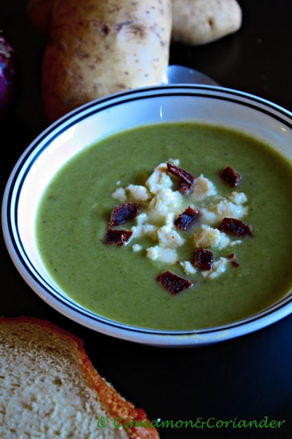 Leek Potato and Chestnut Soup