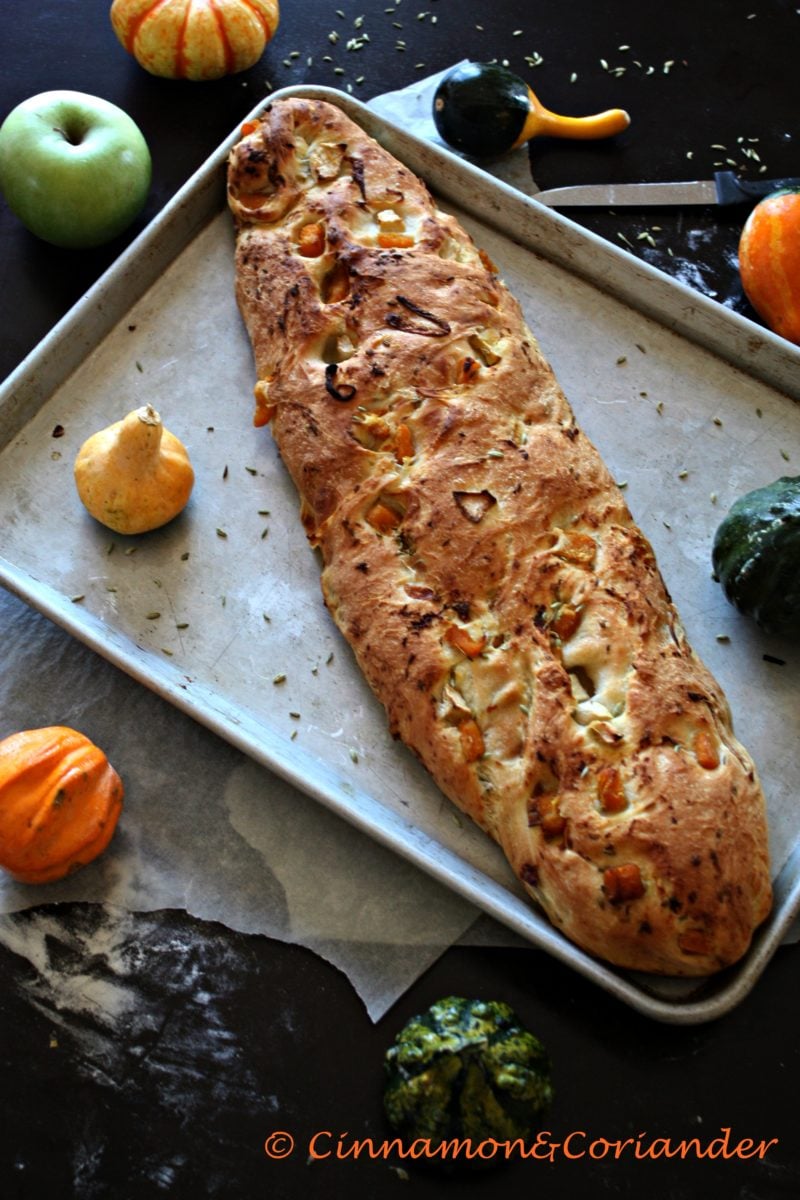 Pumpkin, Apple & Fennel Seed Bread