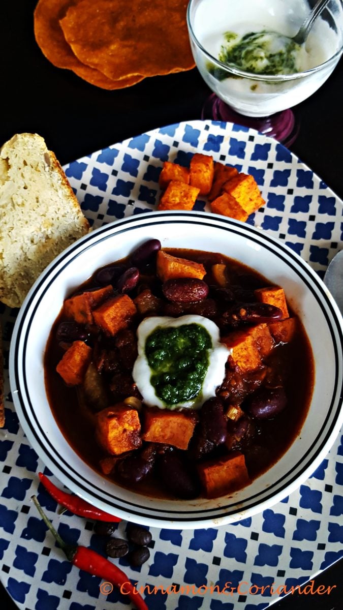 sweet potato black bean chili