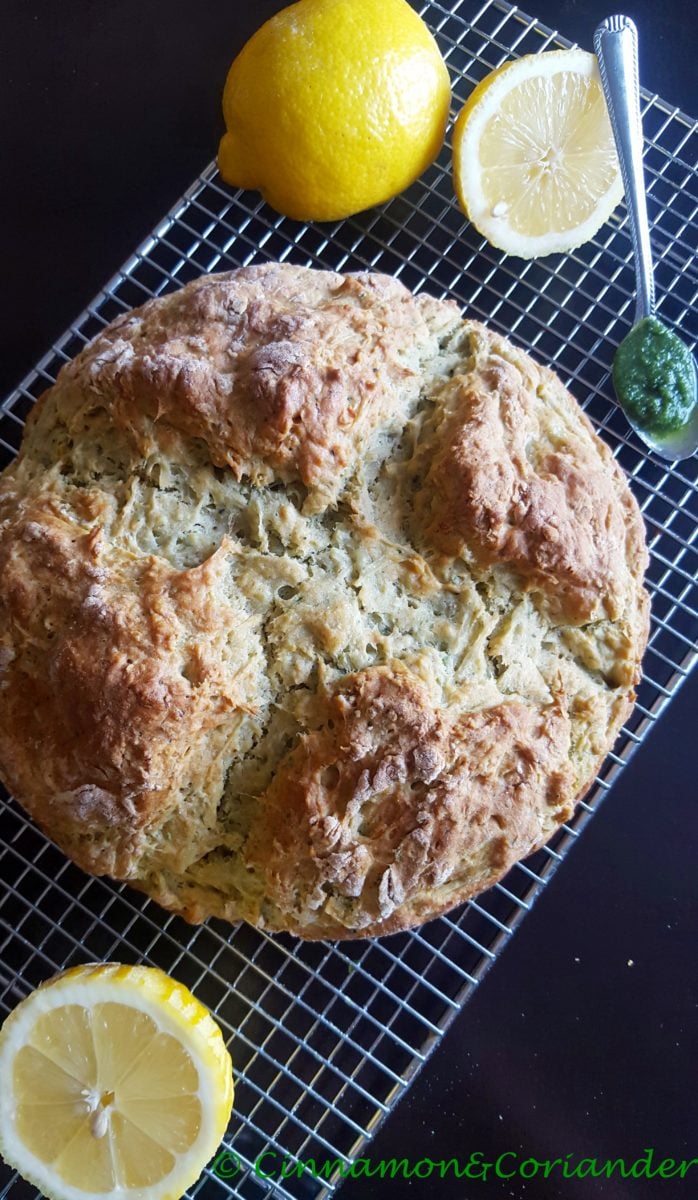 Easy Irish Potato Bread with Lemon & Herbs!