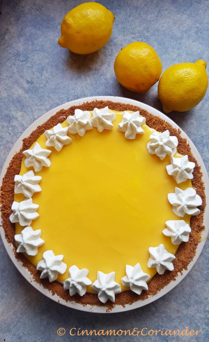 lemon curd mousse pie recipe