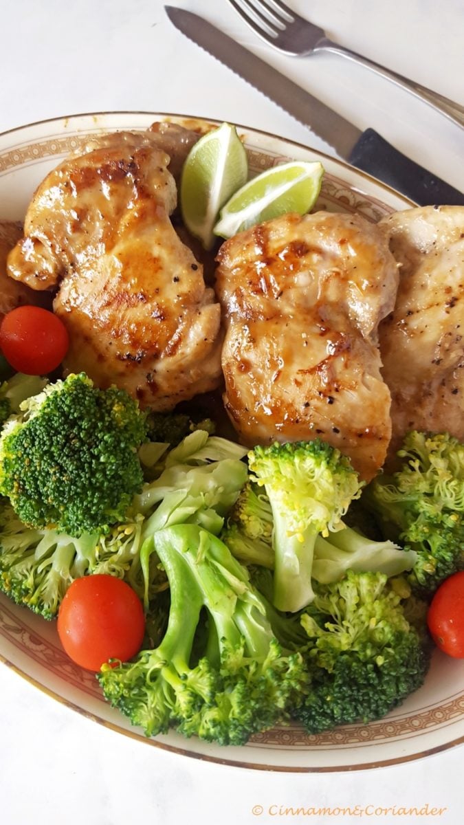Sticky Maple Lime & Ginger Chicken