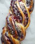 Poppy Seed Roll with Sour Cherry Jam and Rum Glaze