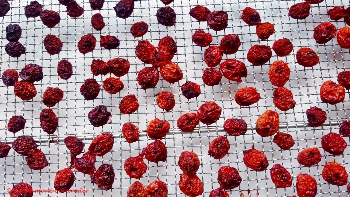 cherries dried in the oven