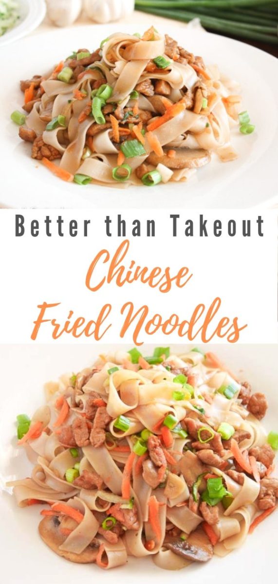 Chinese Fried Noodles with Ground Pork Zha Jiang Mian Pinterest Graphic