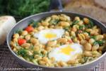 Iranian Bean Stew with poached eggs and dill {Baghali Ghatogh} | A healthy vegetarian lunch idea