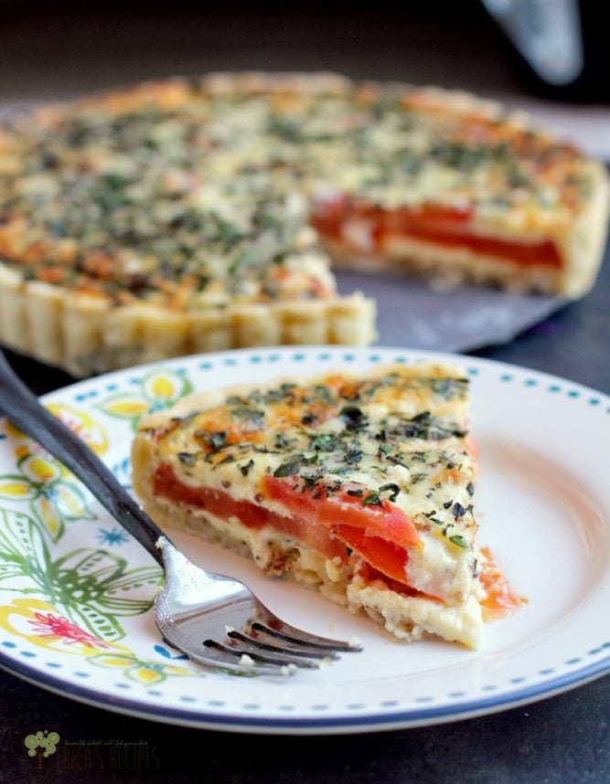 Herbed Tomato Tart Easter Recipes from around the world