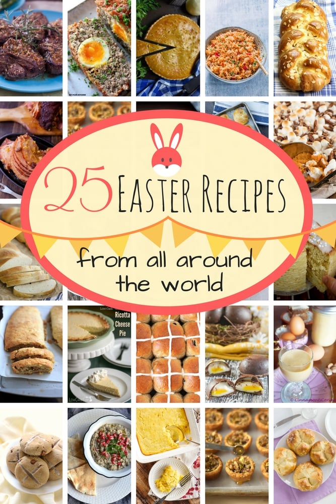 Traditional Easter recipes from around the world | the best desserts, side dishes, brunch ideas and dinner recipes for Easter #easter, #easterrecipes