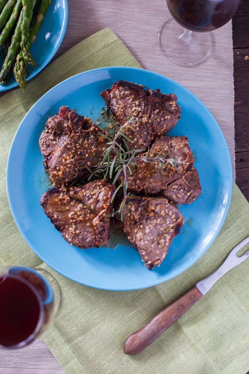 Garlic Rosemary Lamb Chops