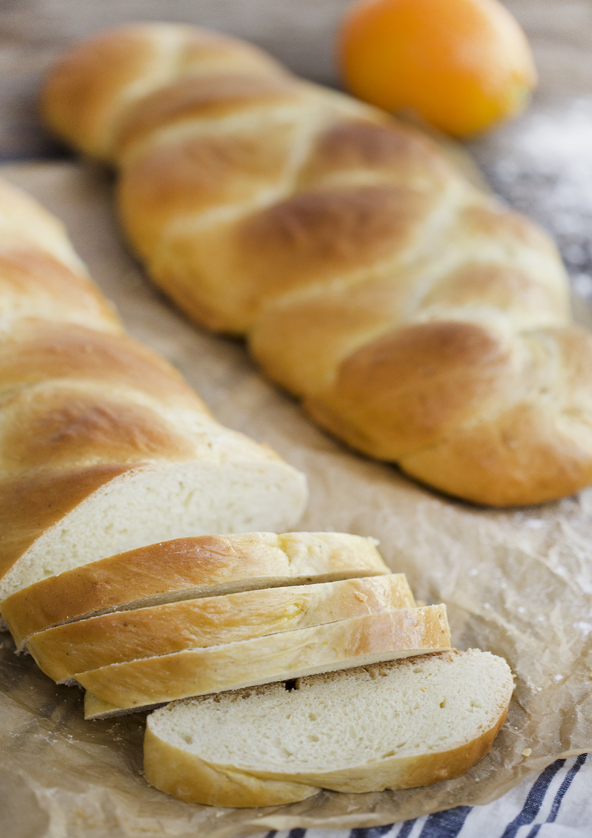 Tsoureki Greek Bread for Easter Brunch