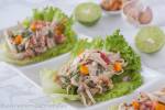 Keto Peanut Chicken Salad Lettuce Wraps