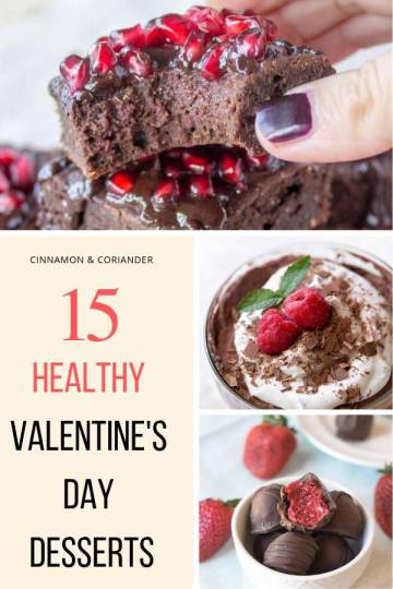 15 Healthy Valentine's Day Desserts | the best easy and romantic Valentine's Day Dessert recipes - for two, just for yourself or for a whole party! The best thing? These treats are paleo, vegan and guilt-free! #valentinesday, #healthyrecipes