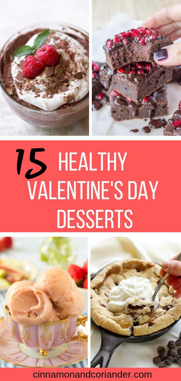 15 Healthy Valentine's Day Desserts and Treats | Find fancy desserts for two or easy recipes for a whole party | these dairy-free, sugar-free, vegan or paleo recipes cover all bases for a perfect sweet and romantic holiday #valentinesday, #treats