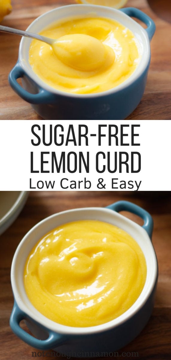 sugar free lemon curd pin