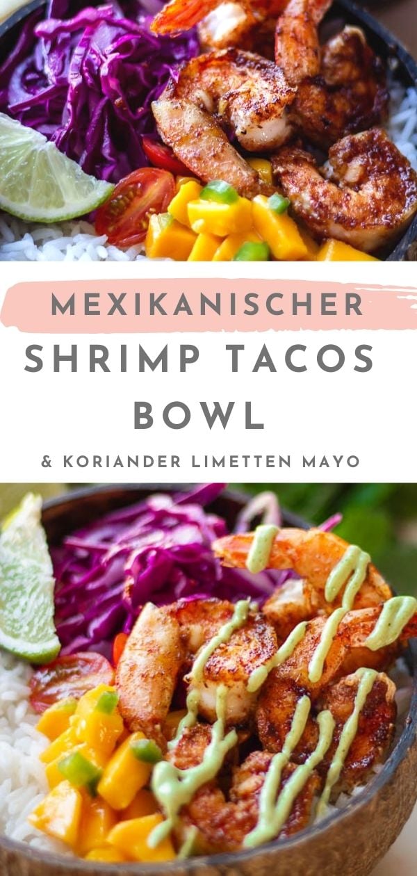 Shrimp Taco Bowl Pinterest Grafik