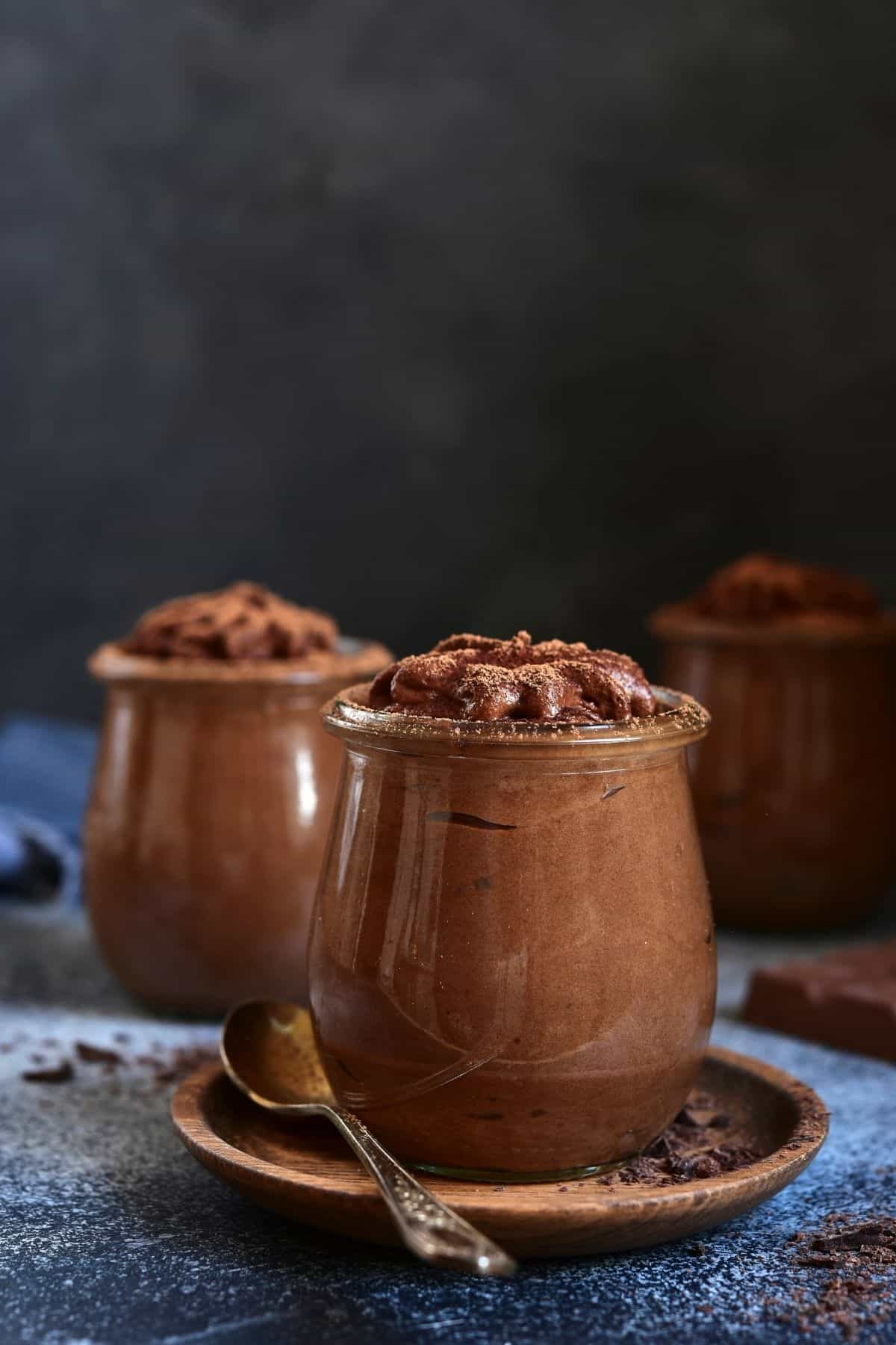 lebkuchen mousse aus dem Thermomix in zwei Weckgläsern