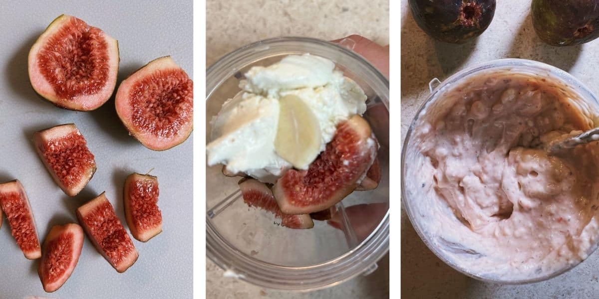 step by step instructions on how to make fig spread recipe.