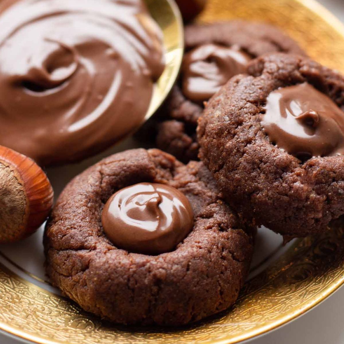 Easy Nutella Thumbprint Cookies Recipe