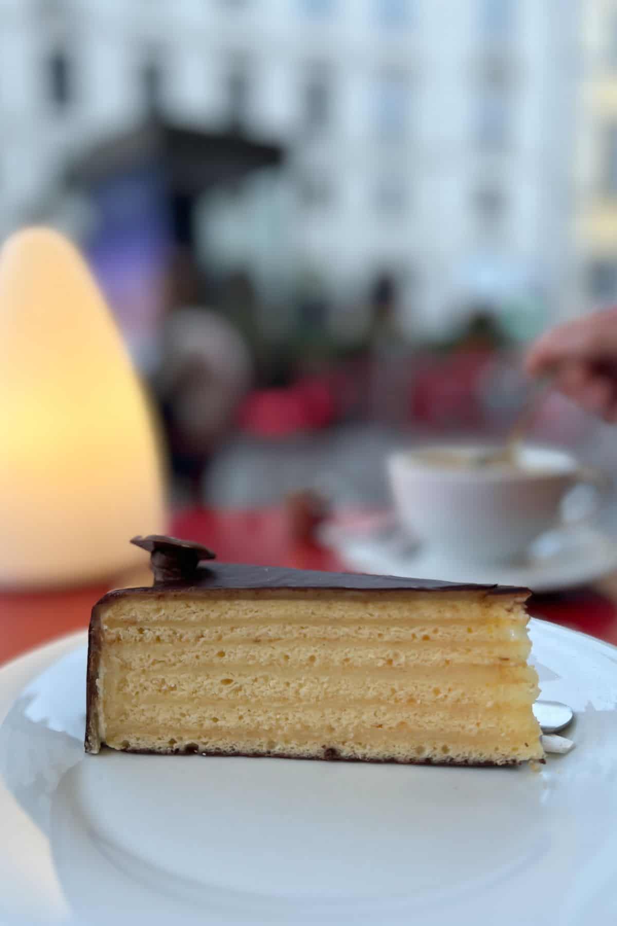 Classic German Gentlemen's Cake ( Herrentorte) from Cafe Luitpold in Munich