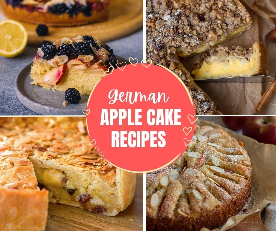 4 pictures of German Apple Cakes