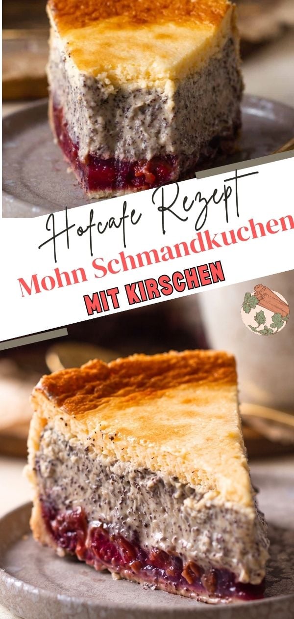 Mohn Schmand Kuchen Pinterest Pin